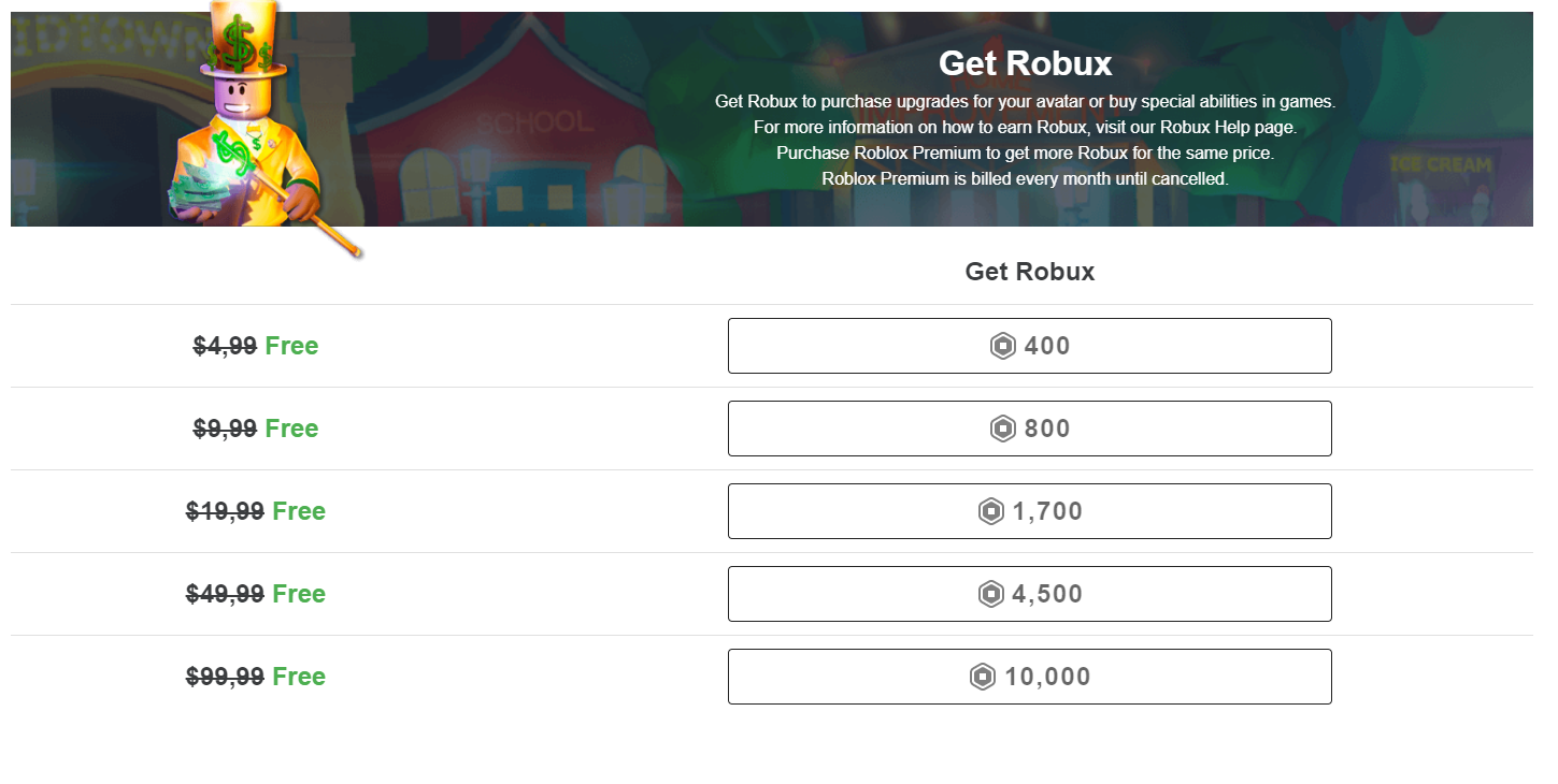 Nrzroblox.com Can I Get A Lot Of Free Robux Roblox, You Can Get 10000 Robux.