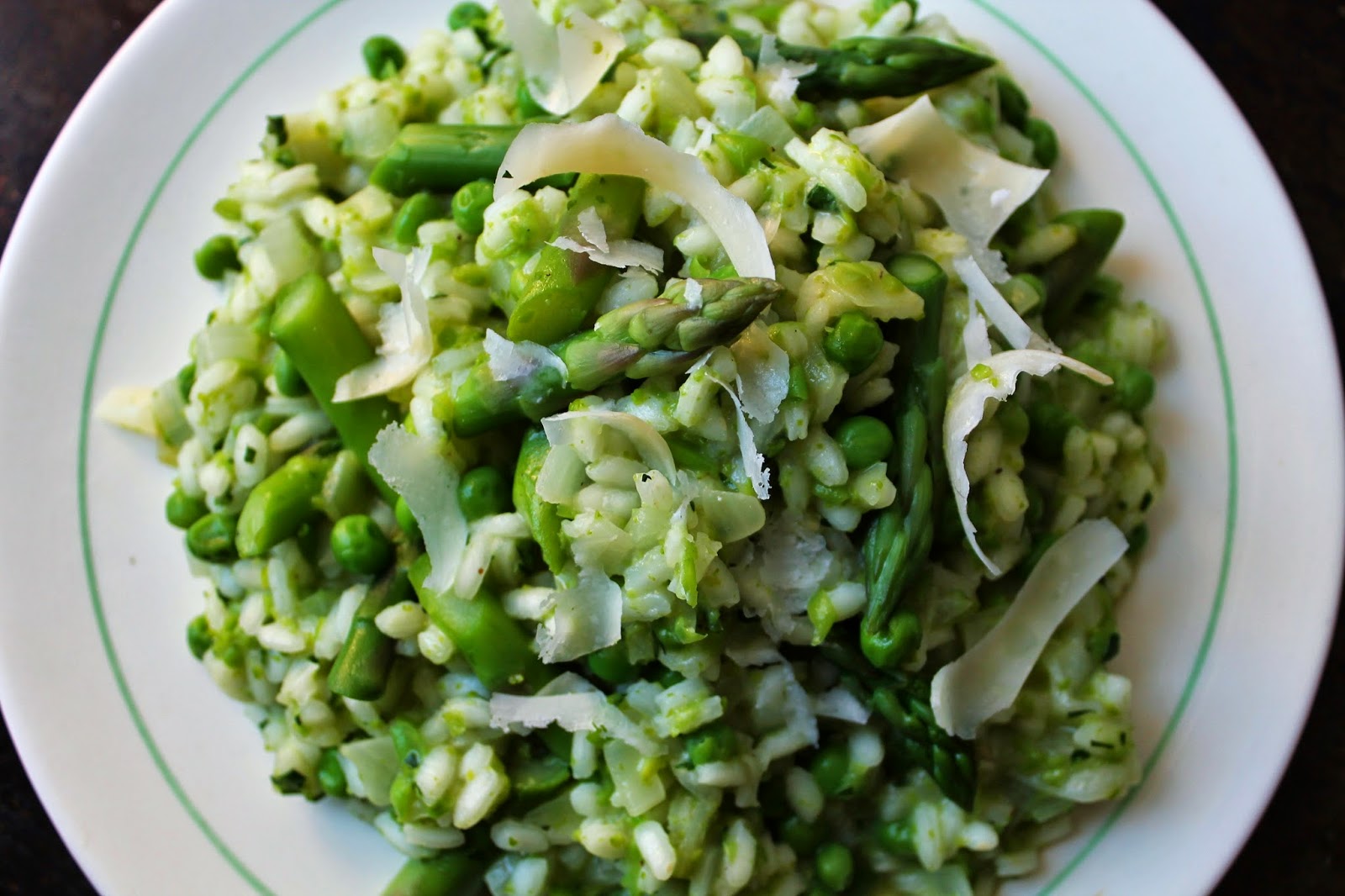 Sarah's Culinary Adventure Spring Green Risotto with Ontario Asparagus