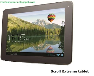Scroll Extreme Android 4.0 tablet