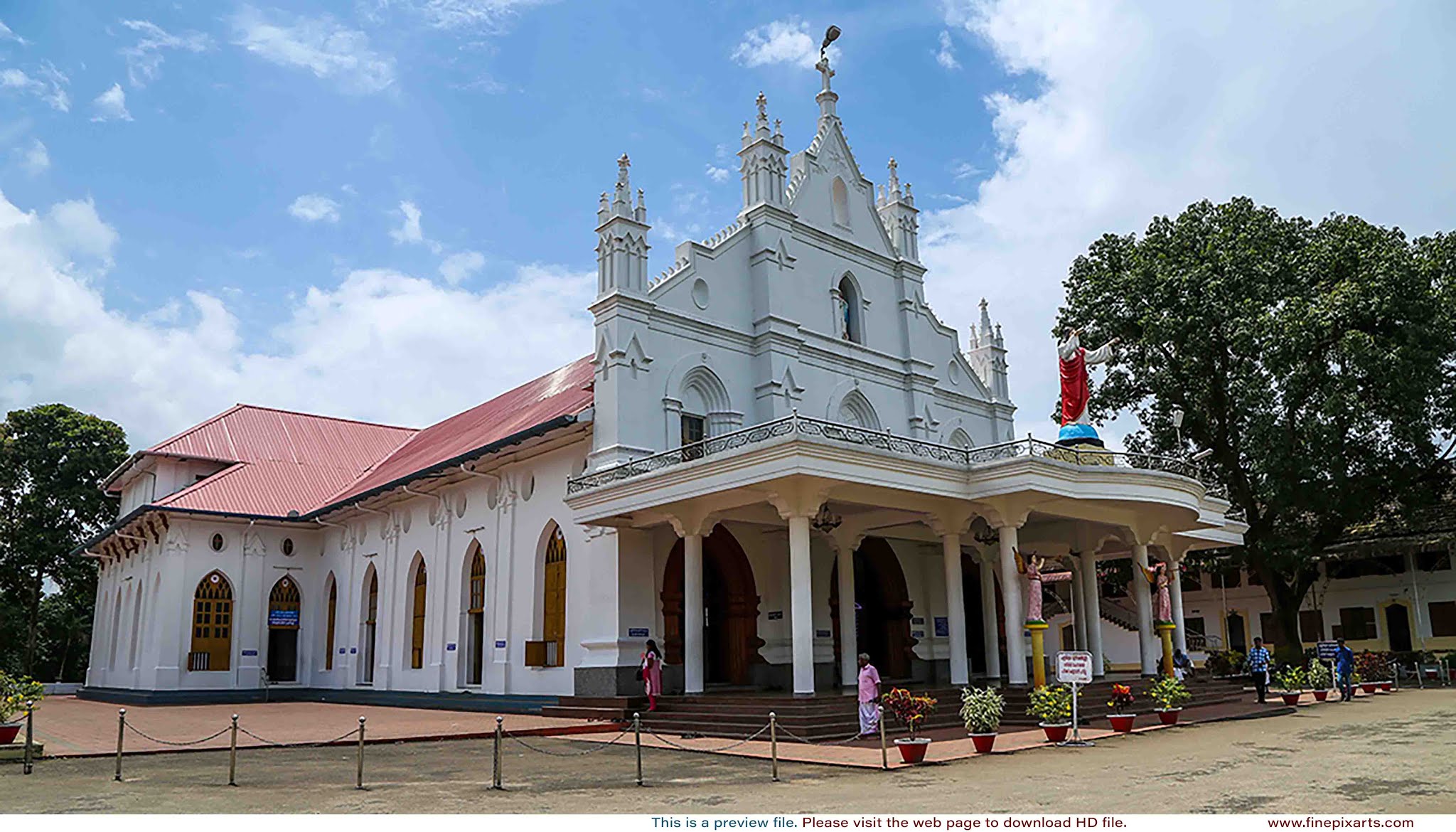 St. Mary's Church, Bharananganam 001