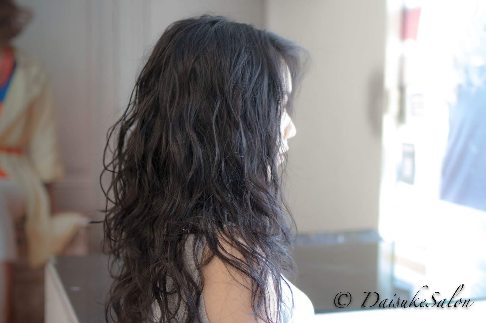 Japanese Air Wave Perm Long Hair