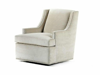 swivel living room chairs Classic Living Room Swivel Chair Glamorous And Luxurious Design White Fabric With Arm Rest Chair Single Comfortable Sofa Silver Decorated Chair
