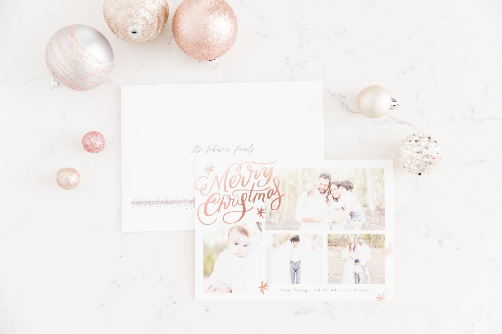 Christmas card with Minted