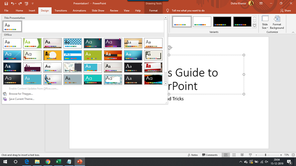 Tutorial de presentación de Microsoft PowerPoint