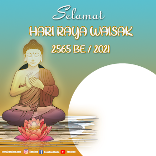 twibbon ucapan selamat hari raya waisak psd- kanalmu