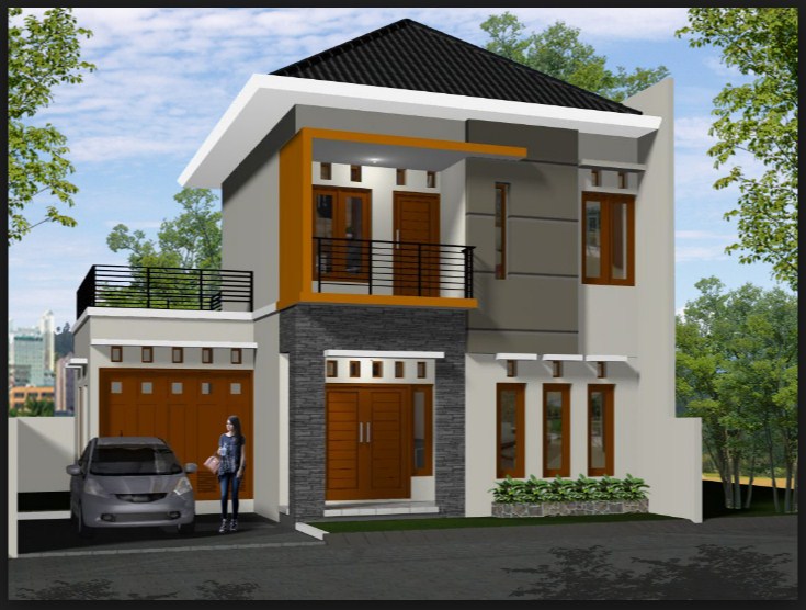 Desain Rumah  Joglo Minimalis  2  Lantai  Gambar Website