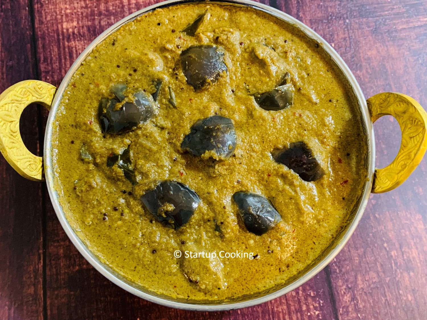 Eggplant Peanut Coconut Curry Recipe Eggplant Recipe Brinjal Peanut
