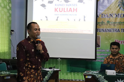 Talkshow dan Motivasi Pendidikan di Panti Asuhan Tuna Netra Aisyiyah Ponorogo