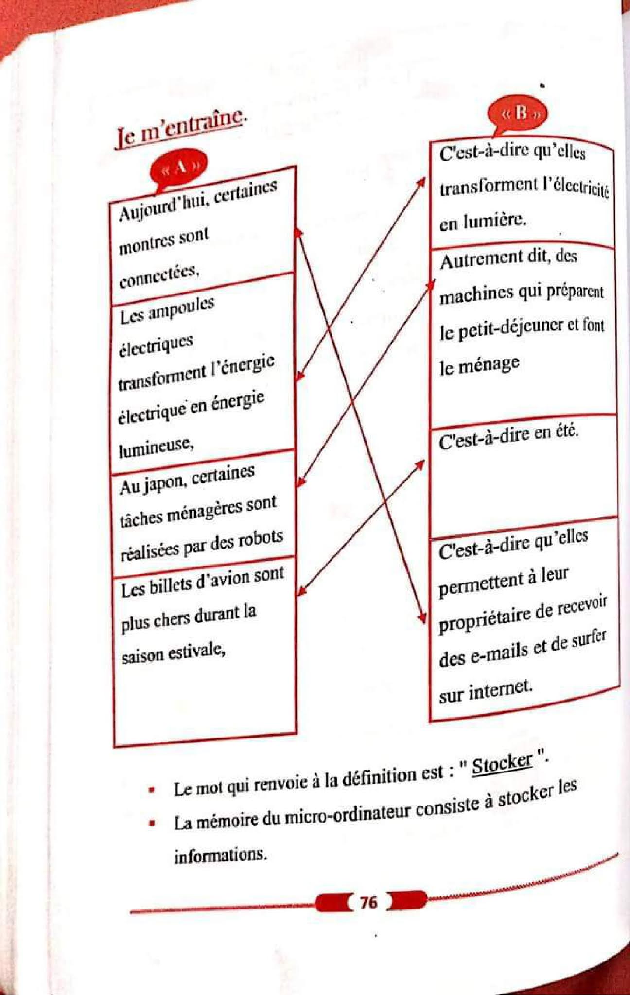 حل تمارين صفحة 82 الفرنسية للسنة الأولى متوسط الجيل الثاني