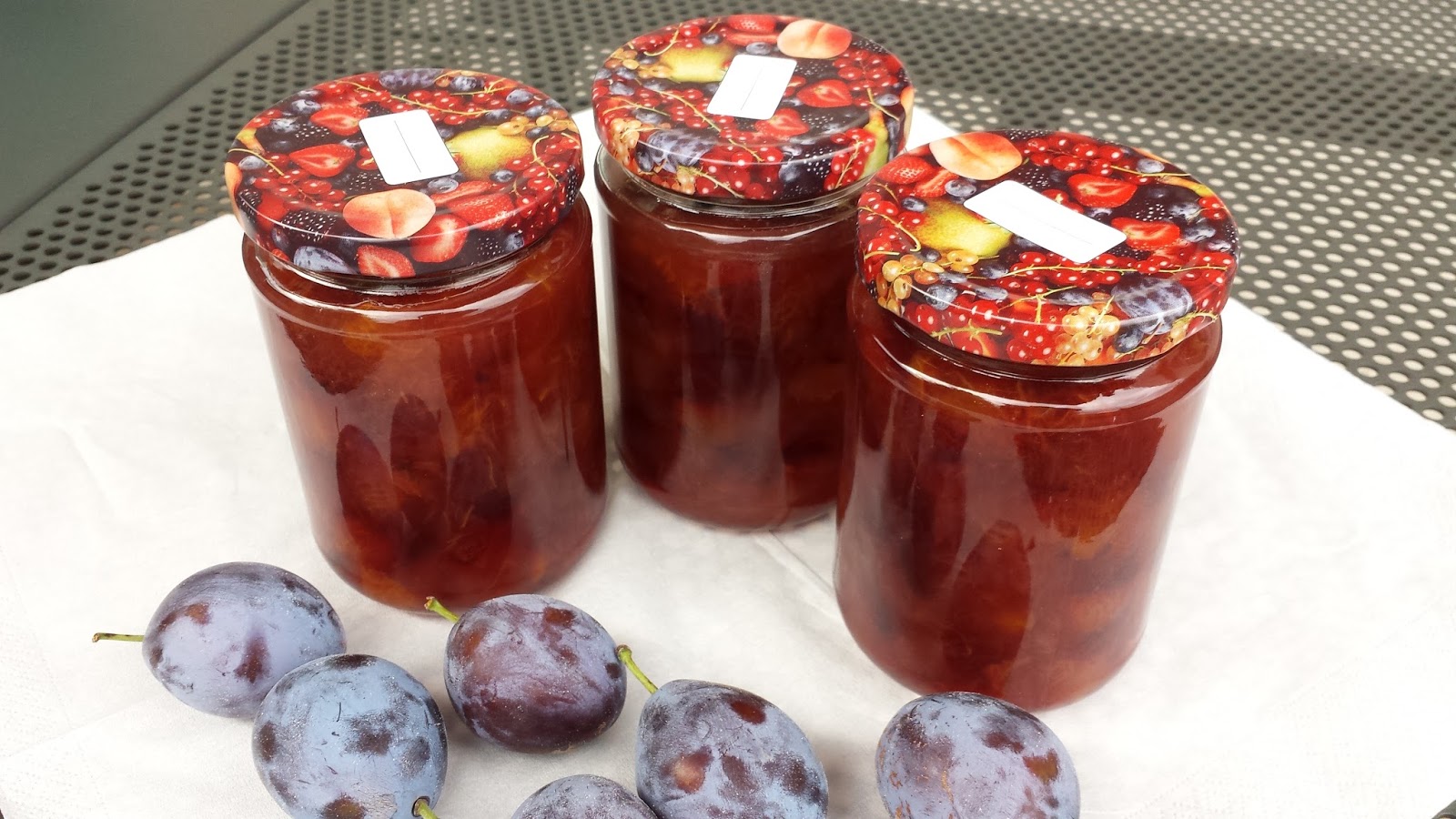 mein Land und Gartengenuss : Zwetschgen Marmelade mit Amaretto