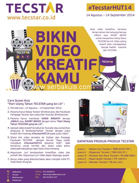 Kontes Video #TecstarHut14 Berhadiah Home Apps