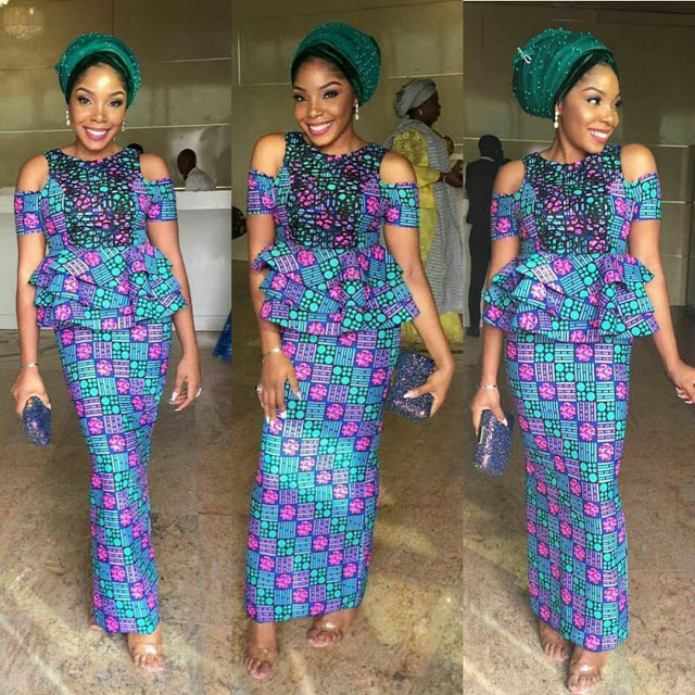 See Stylish Ankara Skirt and Blouse Styles For Nigerian Ladies