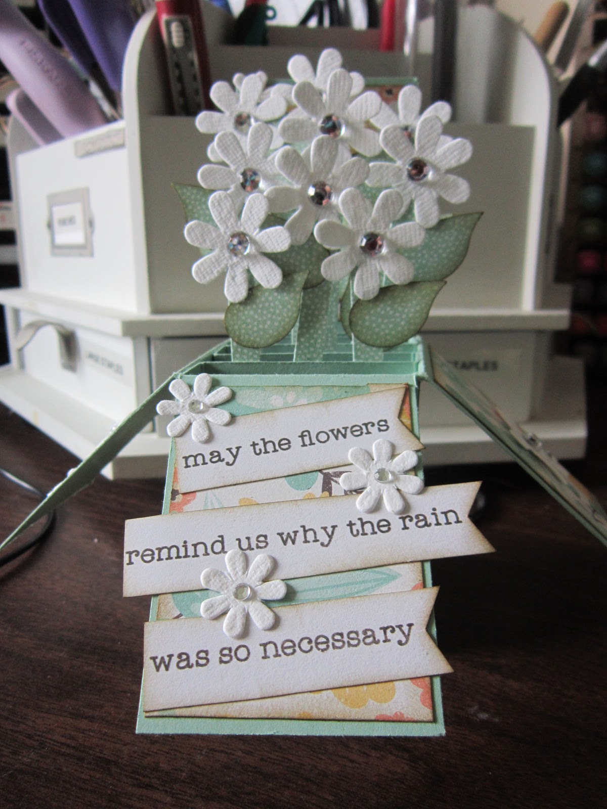 Krafting with Karen Flower Box Card