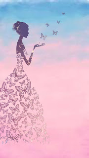 Quinceanera with a Butterfly Dress: Free Printtab