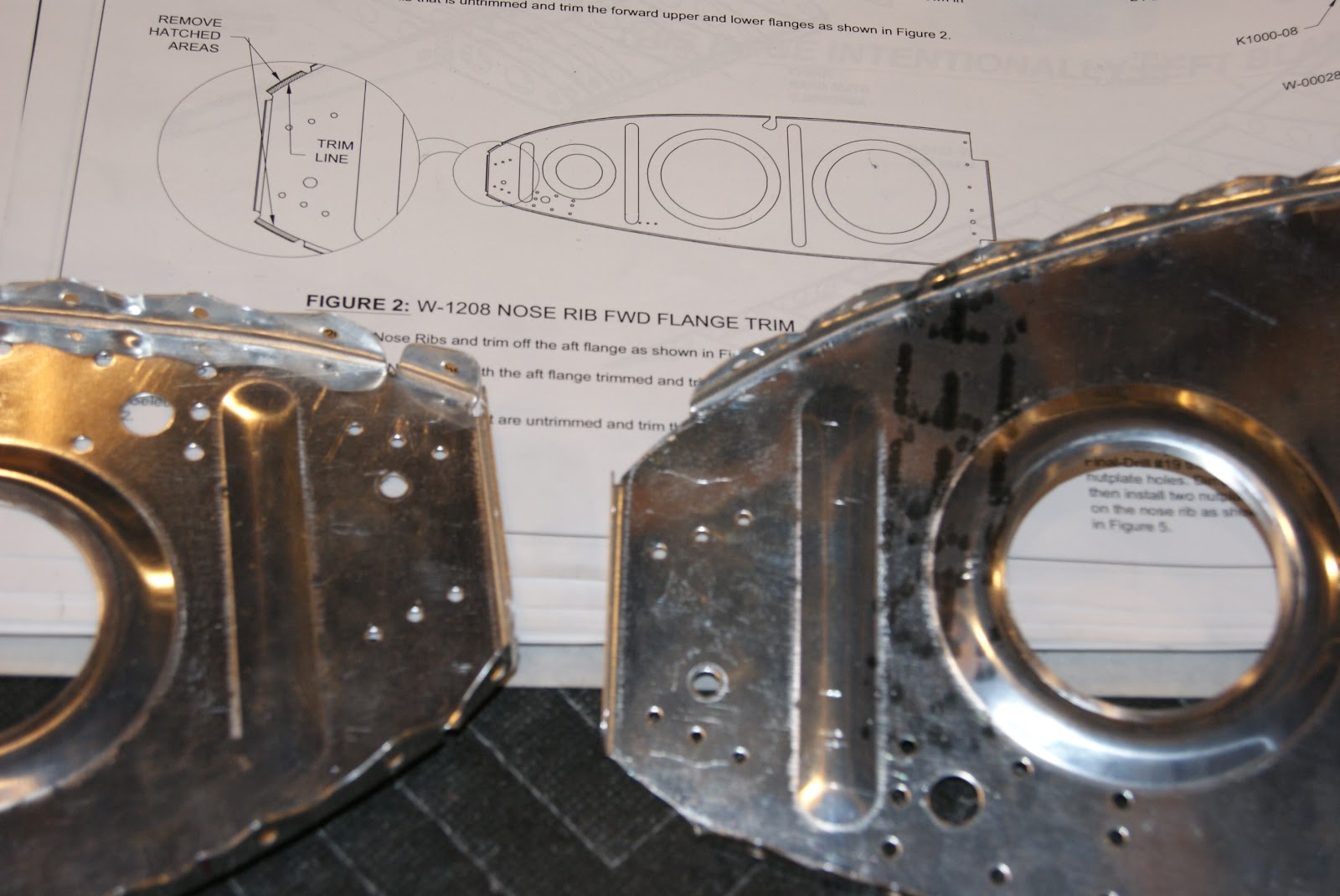 DOG Aviation John's RV-12 Blog: Fluting of RV-12 Wing Ribs Completed