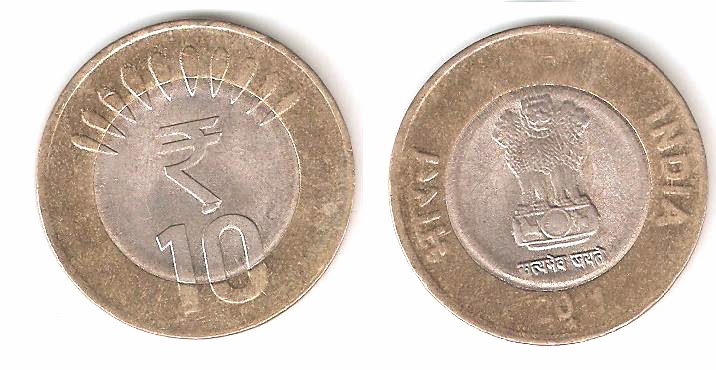 MyCoinsCollections and Interests: 10 rs coins