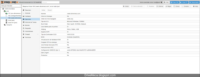 Iniciando maquina virtual KVM de Windows Iniciando maquina virtual KVM de Windows