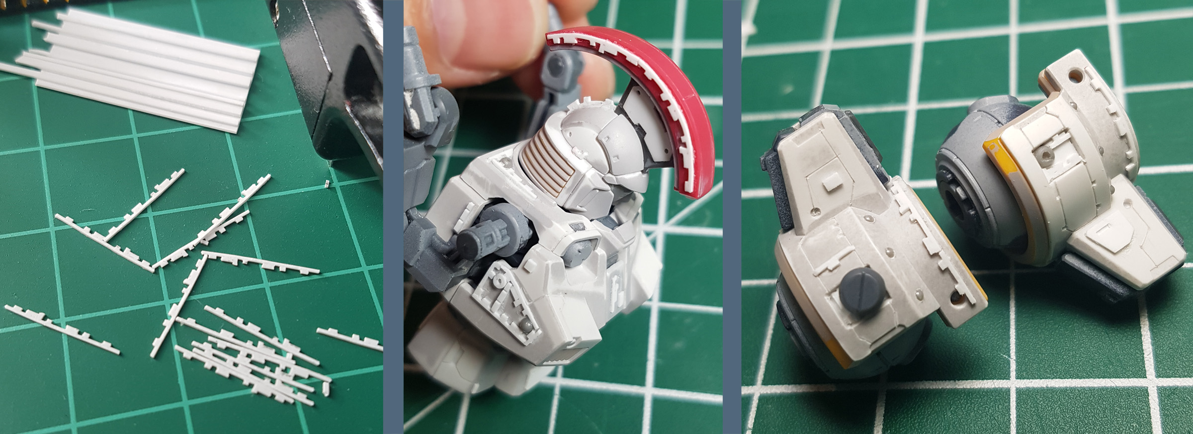 scratch build surface details greeble tallgeese examples