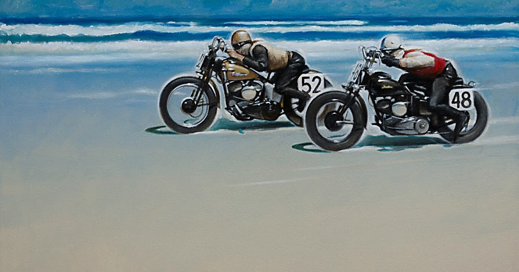 Vintage Motorcycle art 3 Inazuma café racer