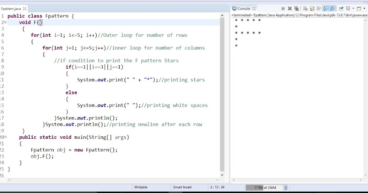 Basic Java Programs: F