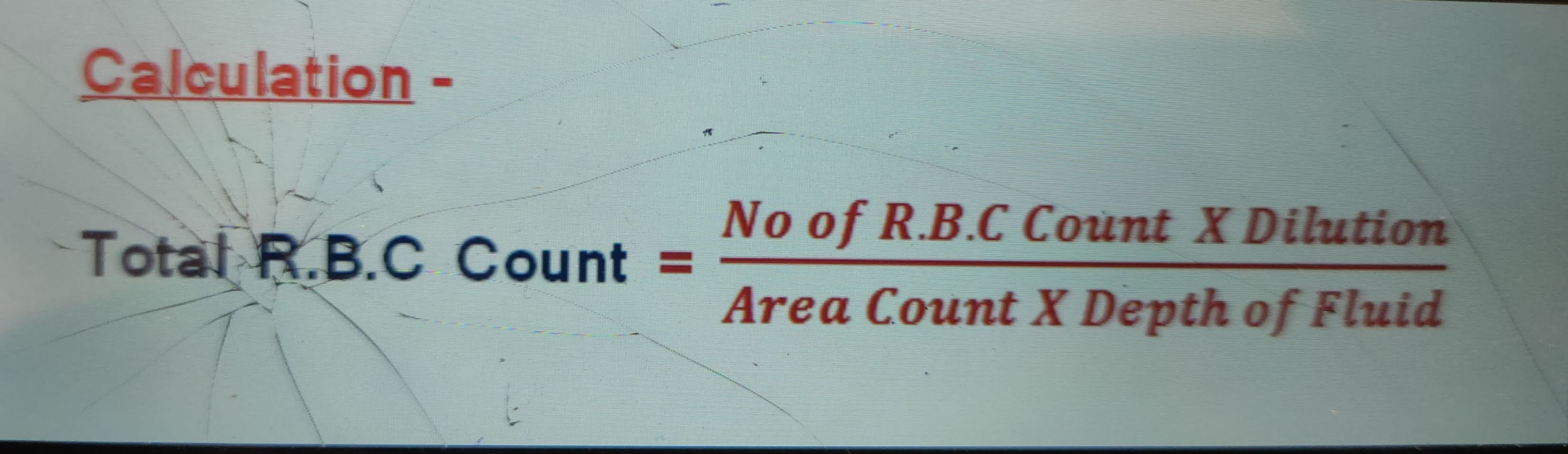 Hemocytometry Total blood Count CBCRBC count WBC count Platelets count