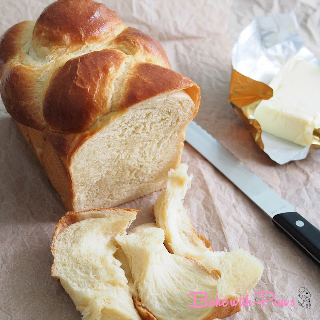 Brioche (Soft and Fluffy Crumb) Old Dough Method BAKE WITH PAWS