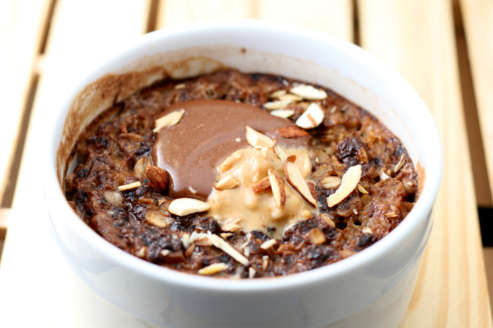 Nutella Baked Oats Goes Vegan for Valentines Day with Justin's