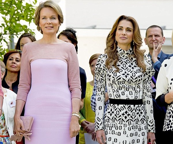 King Abdullah and Queen Rania state visit to Belgium - 2nd Day | Newmyroyals & Hollywood Fashion