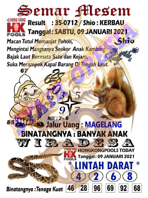 Kode Syair Hongkong 9 Januari 2021 Forum Syair Togel Hongkong Singapura Sydney