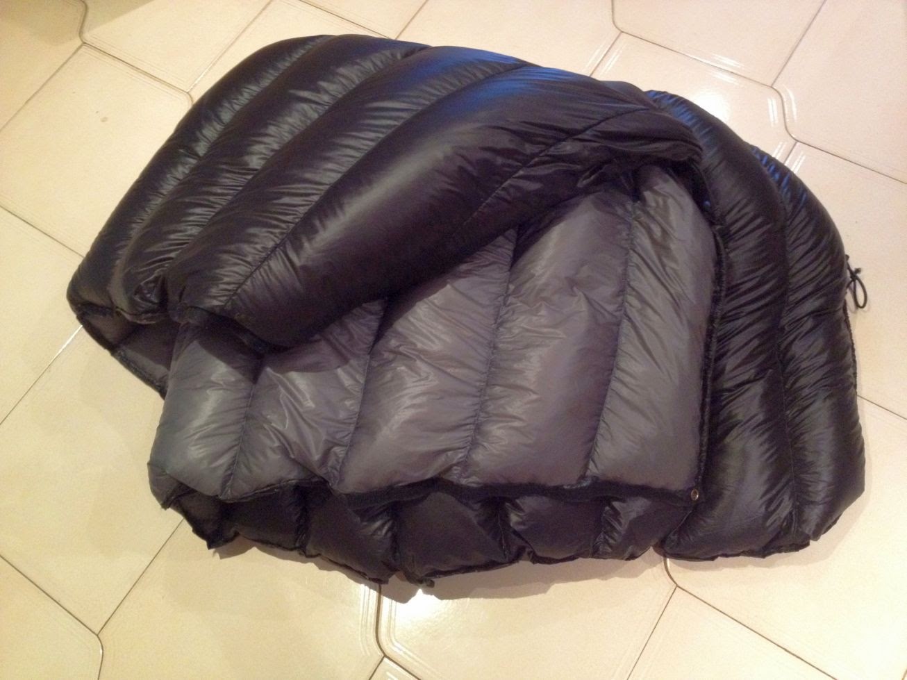 Trails and Tracks: MYOG: Down quilt for winter hiking