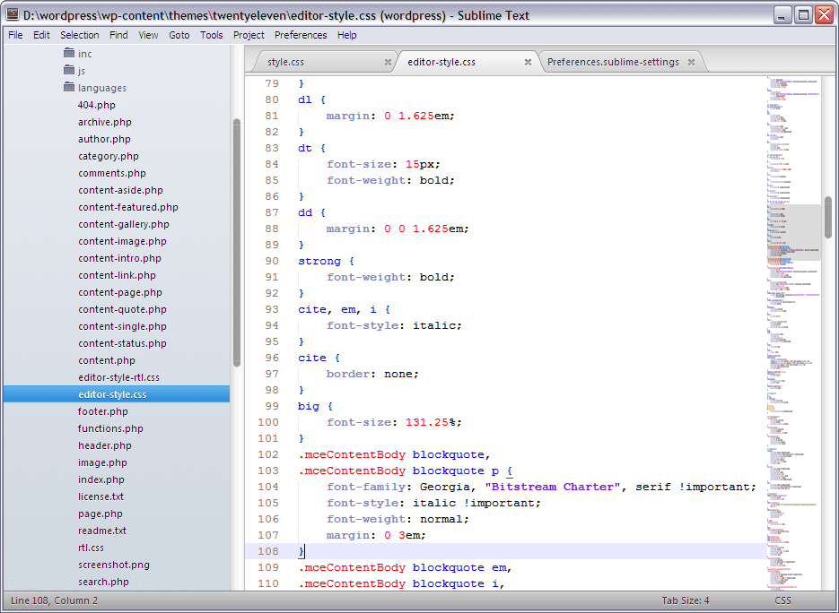 Sublime Text 3 vs Notepad++ Ucoepoe 