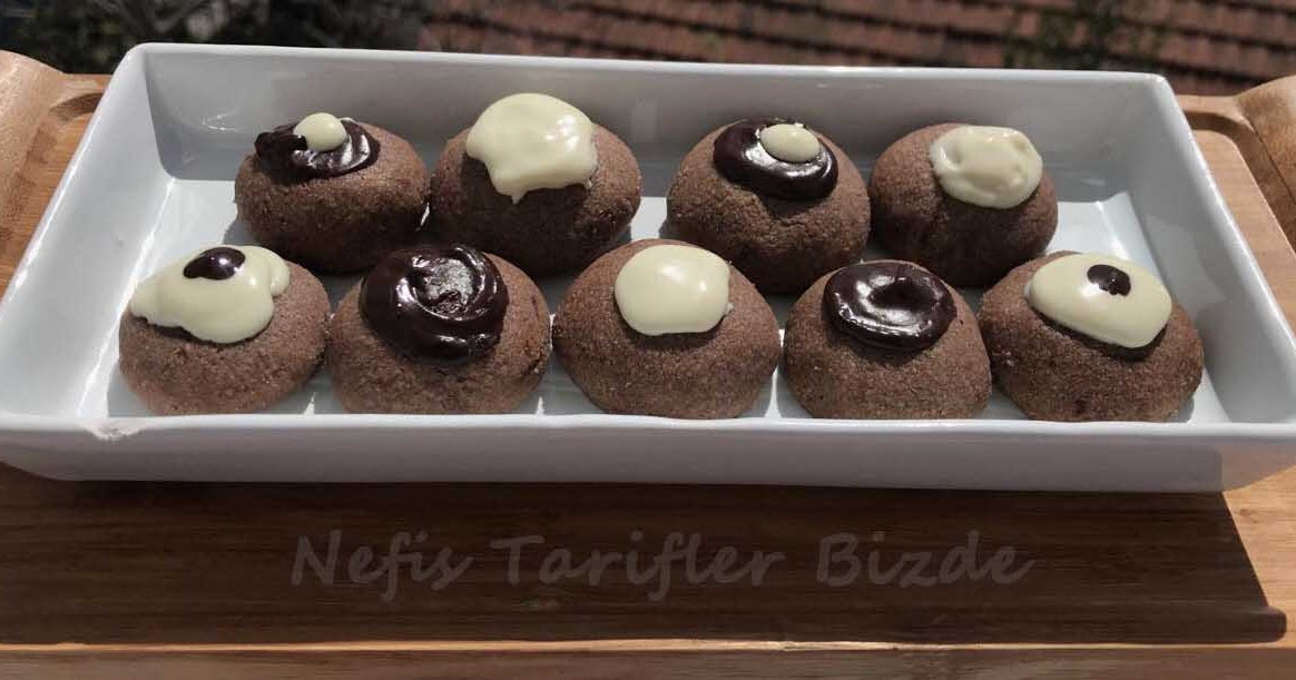 3 Malzemeli Kakaolu Krem Şantili Kurabiye Tarifi Yemek Chef Blogger