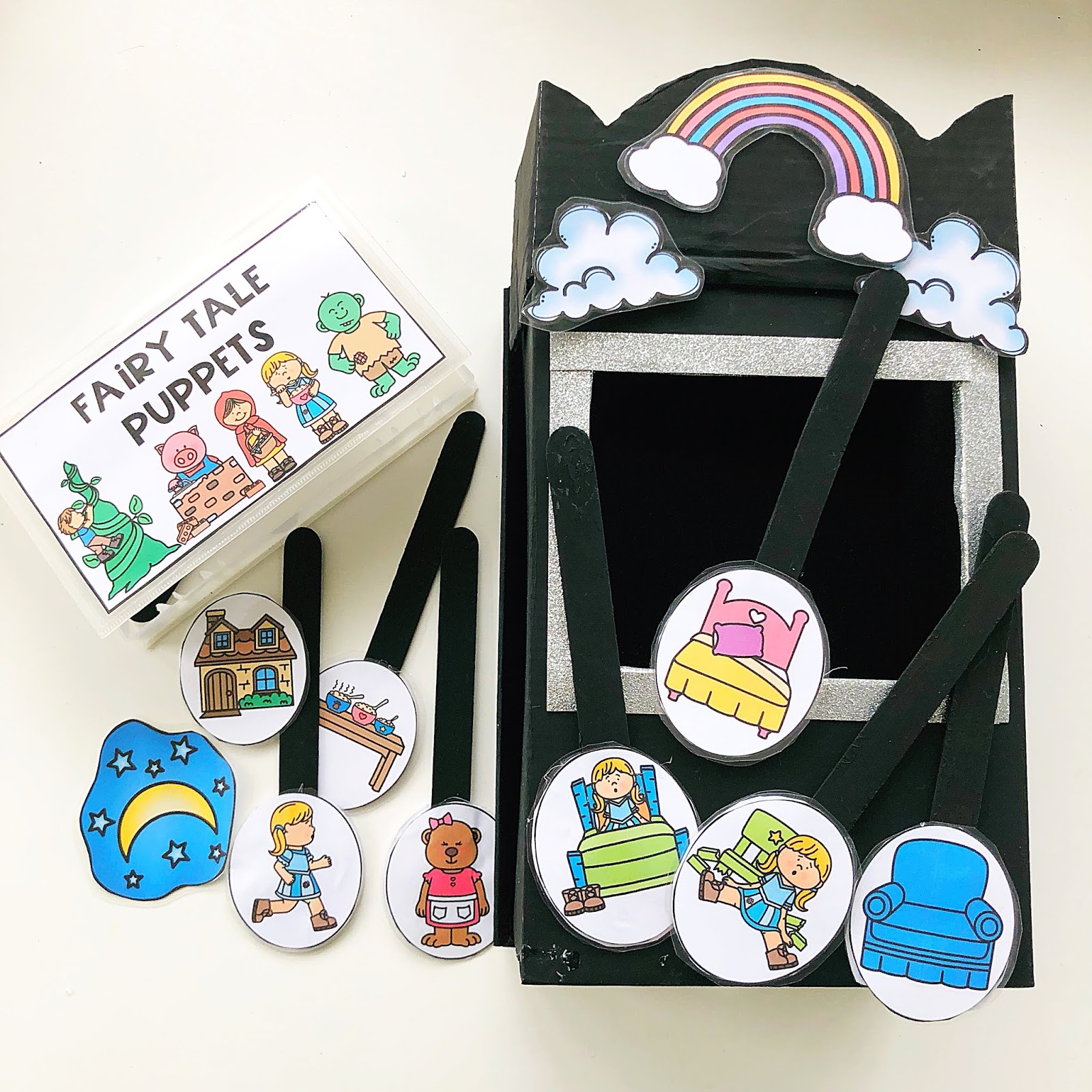 Make a Shoe Box Puppet Theatre Kindergarten Matters Too.