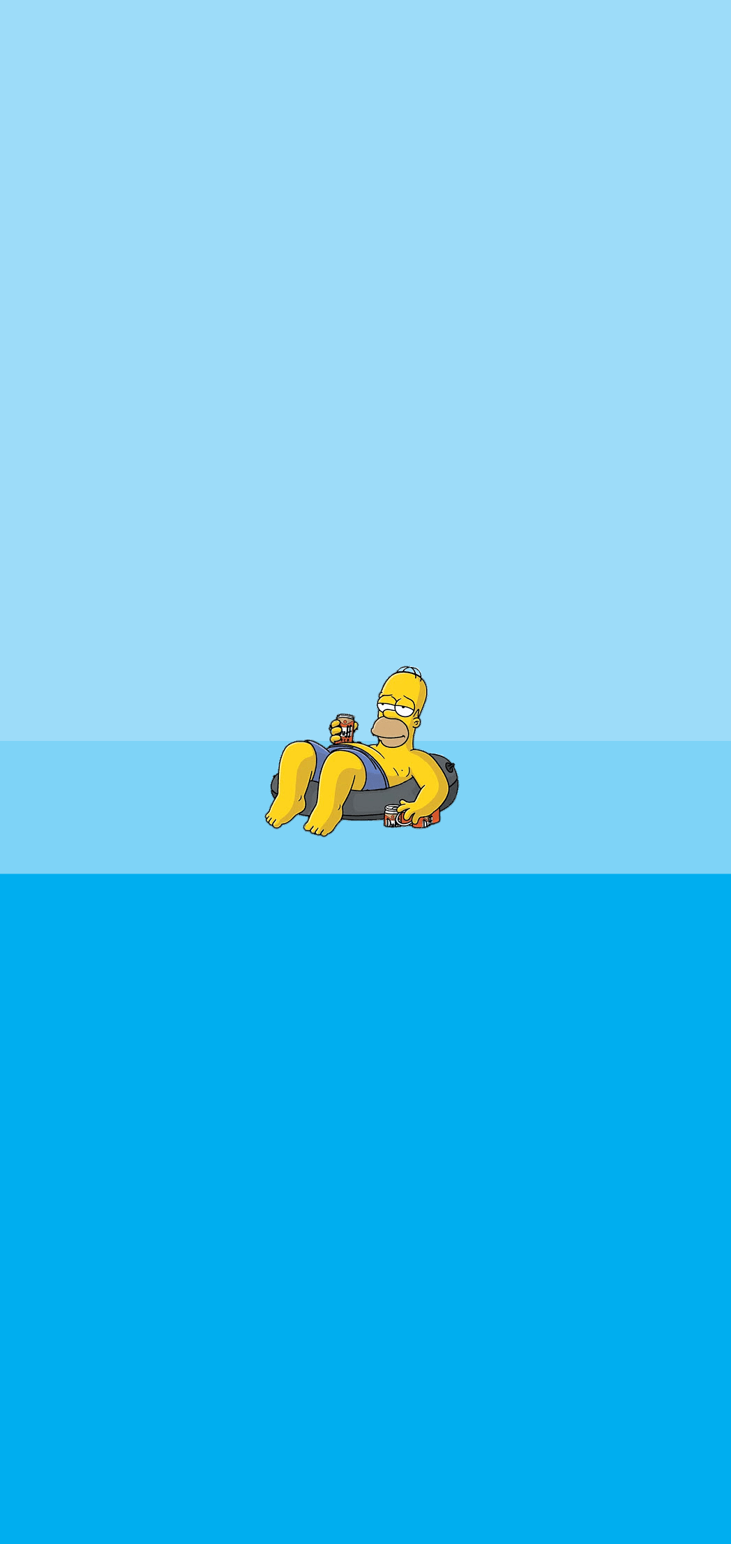 Wallpaper minimalist - Homer Simpson