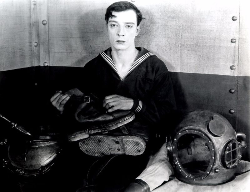 The Great Stone Face  Captivating Vintage Photos of Buster Keaton Through the 1920s and 1940s - 67