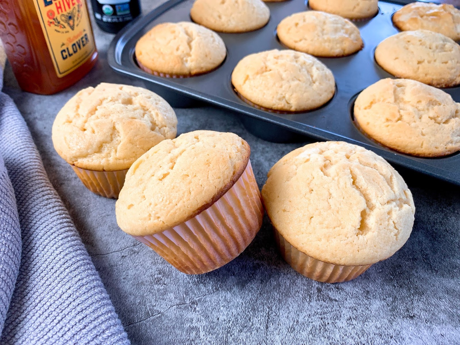 HoneyVanilla Muffins