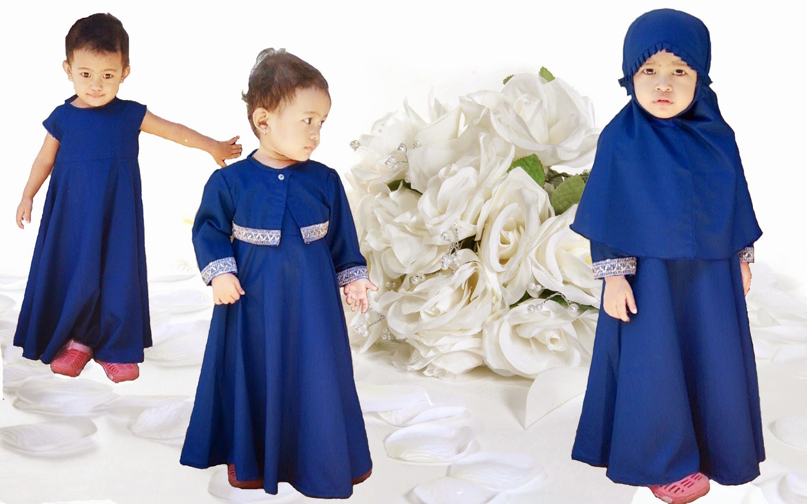 dress dengan detail cape