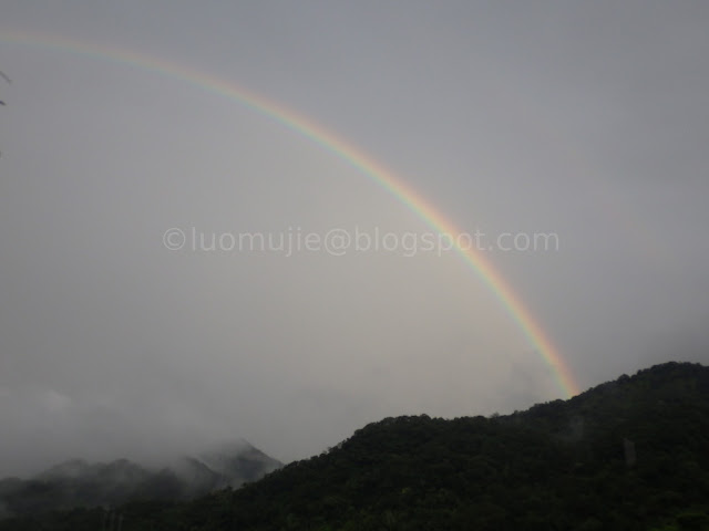a rainbow at Jingtong