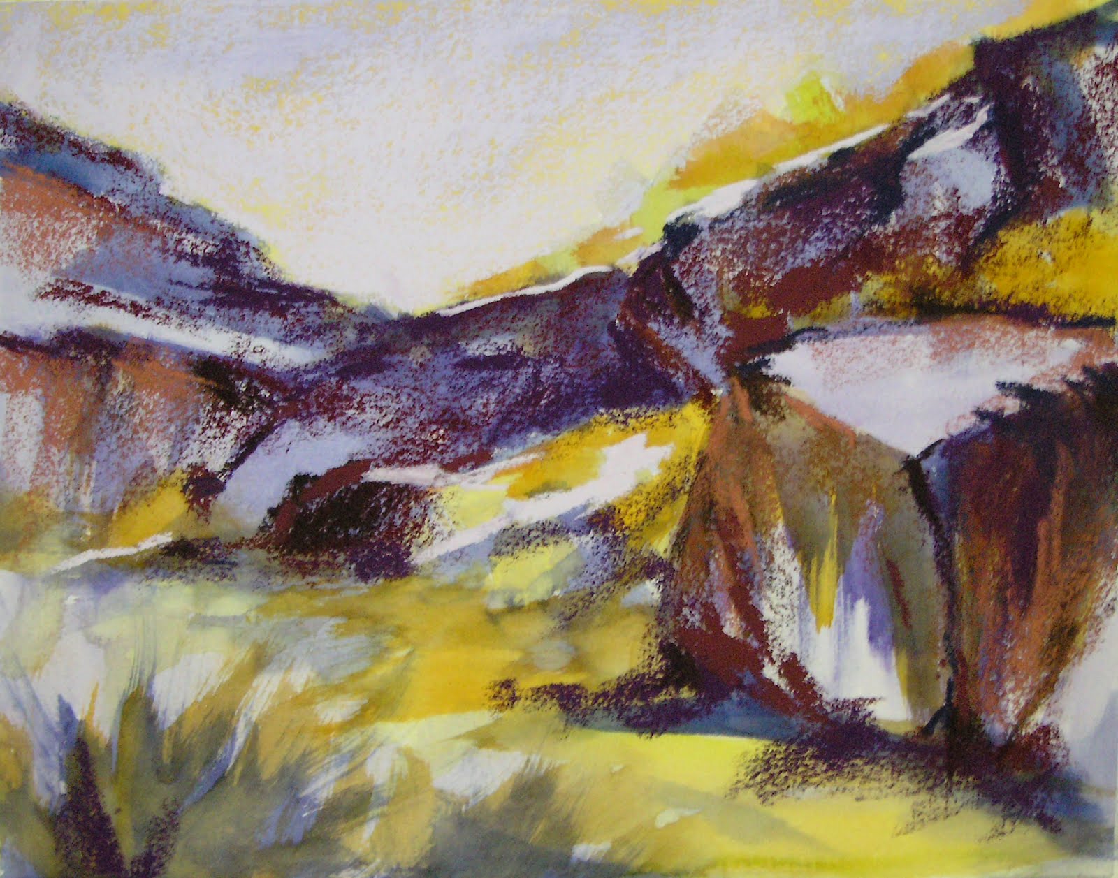 Painting My World An Exciting Choice for Underpainting Colors