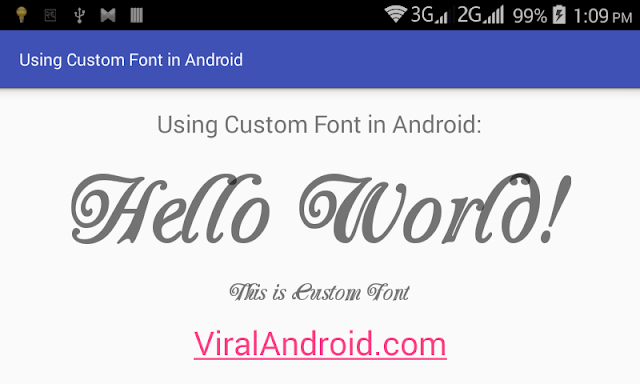 Android Example: Loading External/Custom Fonts in Android App