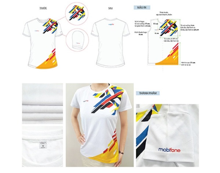 Mẫu áo thun đồng phục sự kiện của hãng