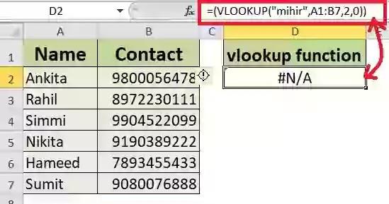 if error with Vlookup in hindi