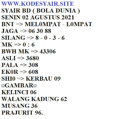 Prediksi Syair Singapura 2 Agustus 2021 Suroprediksi Xyz