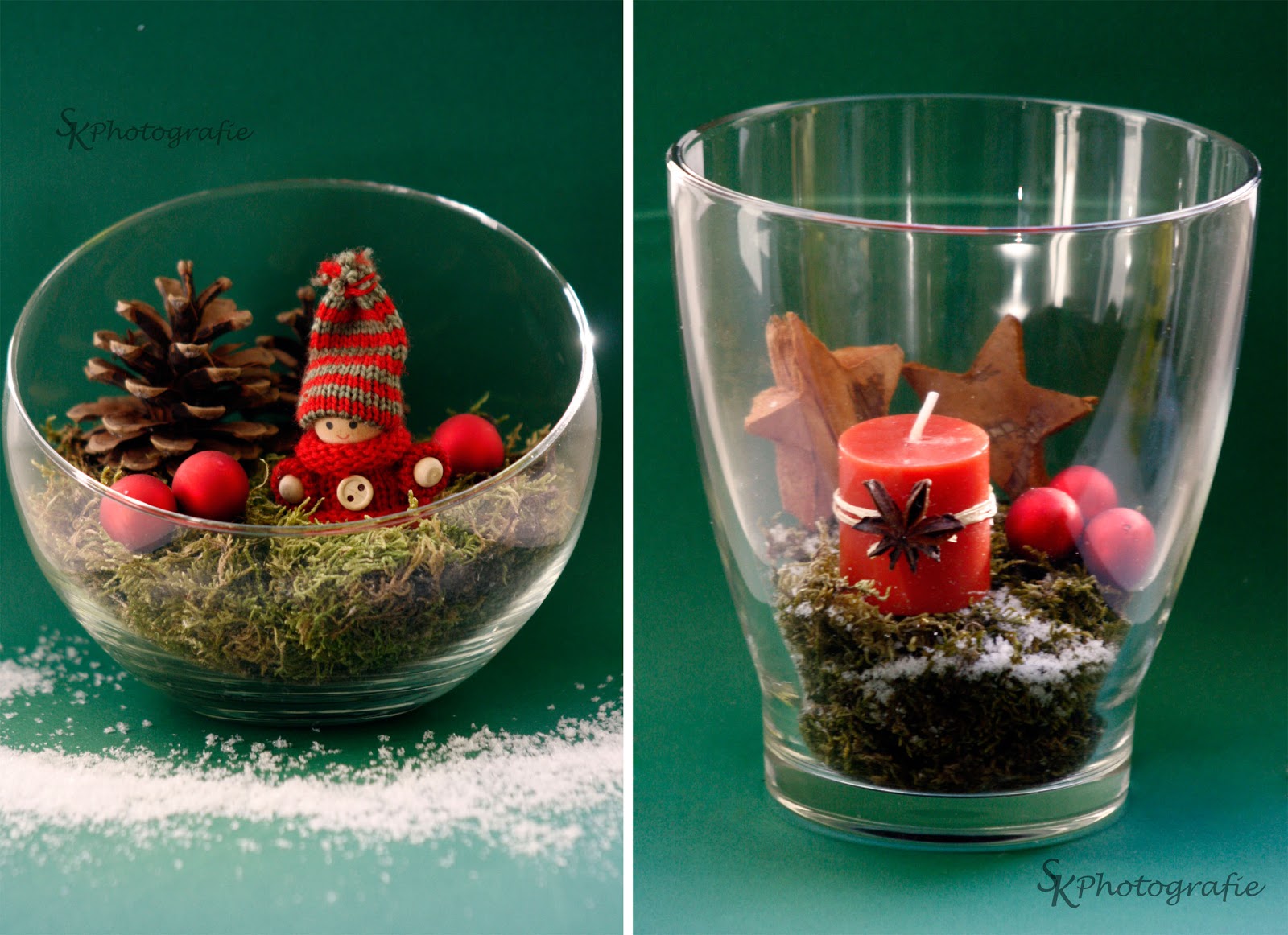 DIY Weihnachtliche Dekoration mit Moos Alles und Anderes