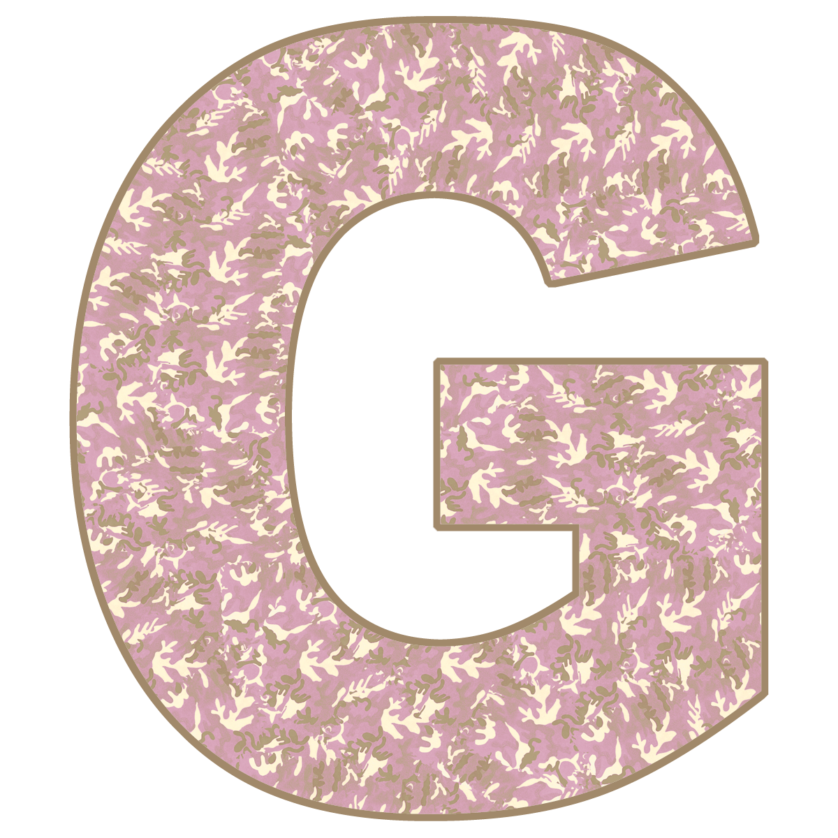 GRANNY ENCHANTED'S BLOG: Free Pink Camo Digi Scrapbook Alphabet
