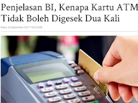 BI Menutup Celah Security Dengan Selembar Kertas !