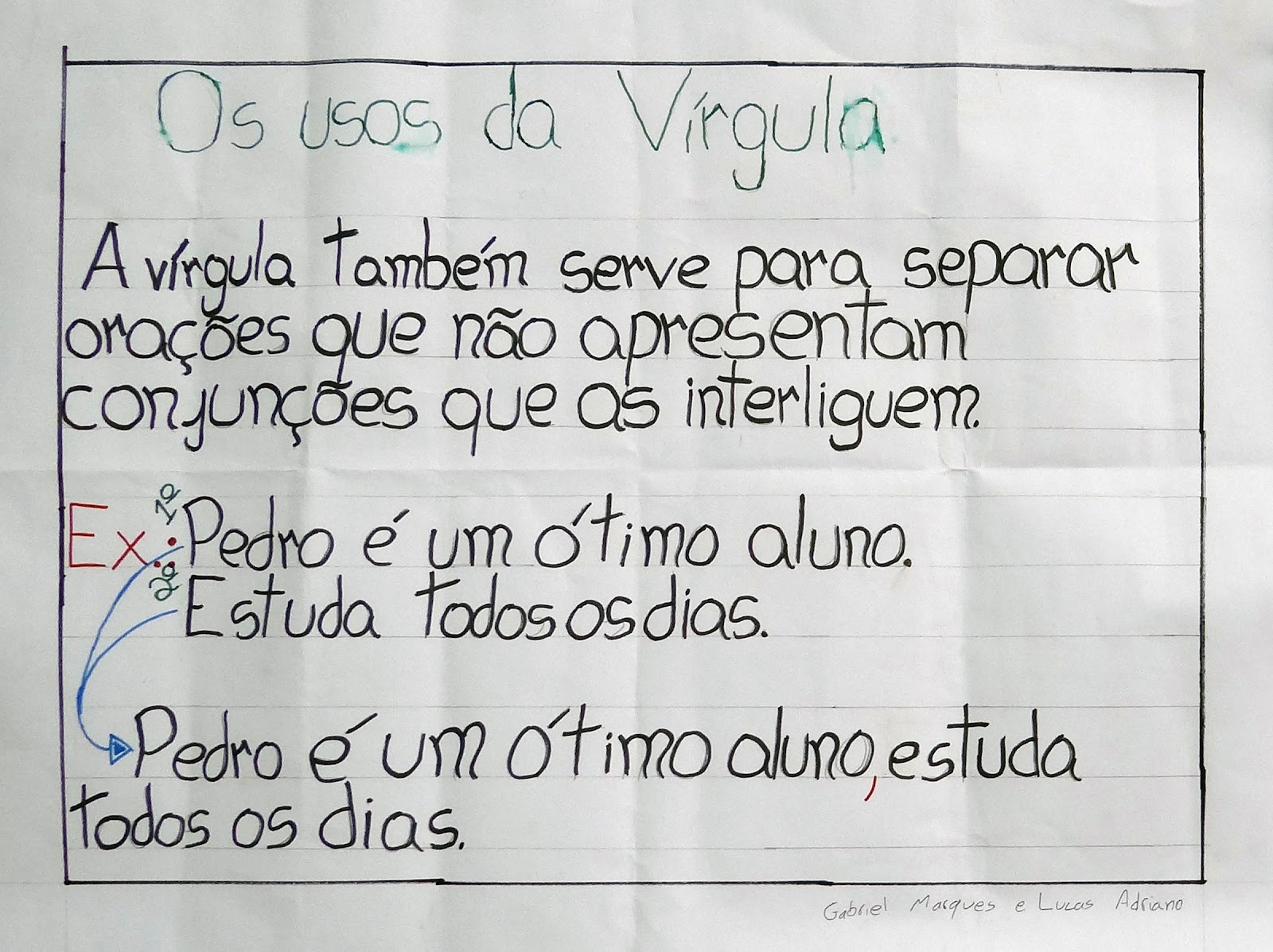 O Uso Da Virgula Atividades - NAZAEDU