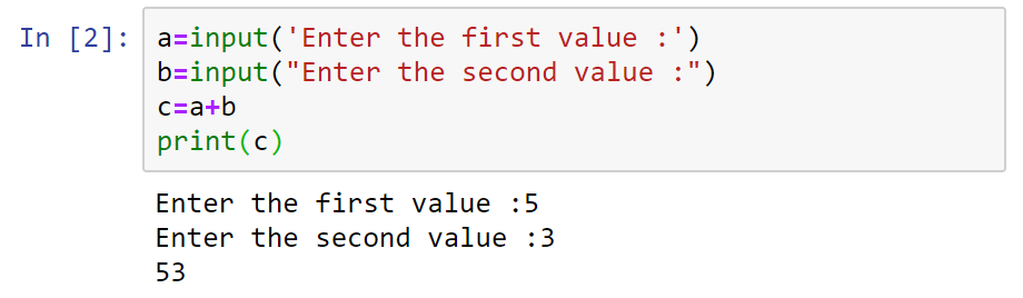 Variable declaration and User inputs