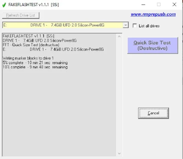 FakeFlashTest FakeFlashTest
