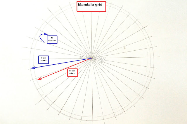 How to draw a Mandala grid
